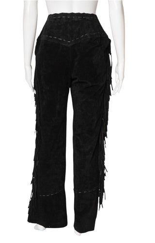 Suede Leather Pants Size: US 26/2
