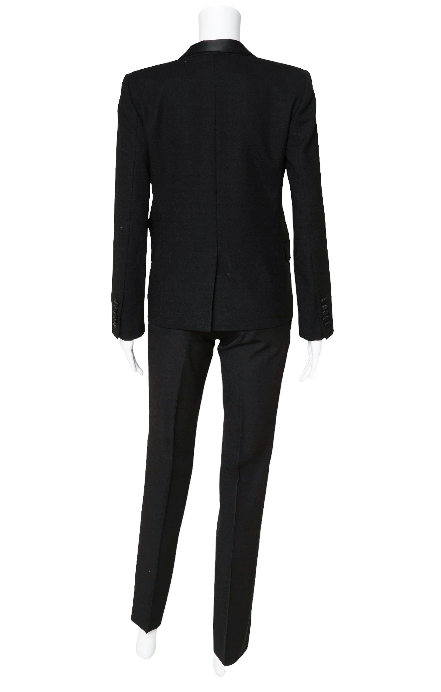 SAINT LAURENT (RARE) Suit Size: Jacket - FR 36 / Comparable to US 2-4 Pants - FR 34 / Comparable to US 0-2