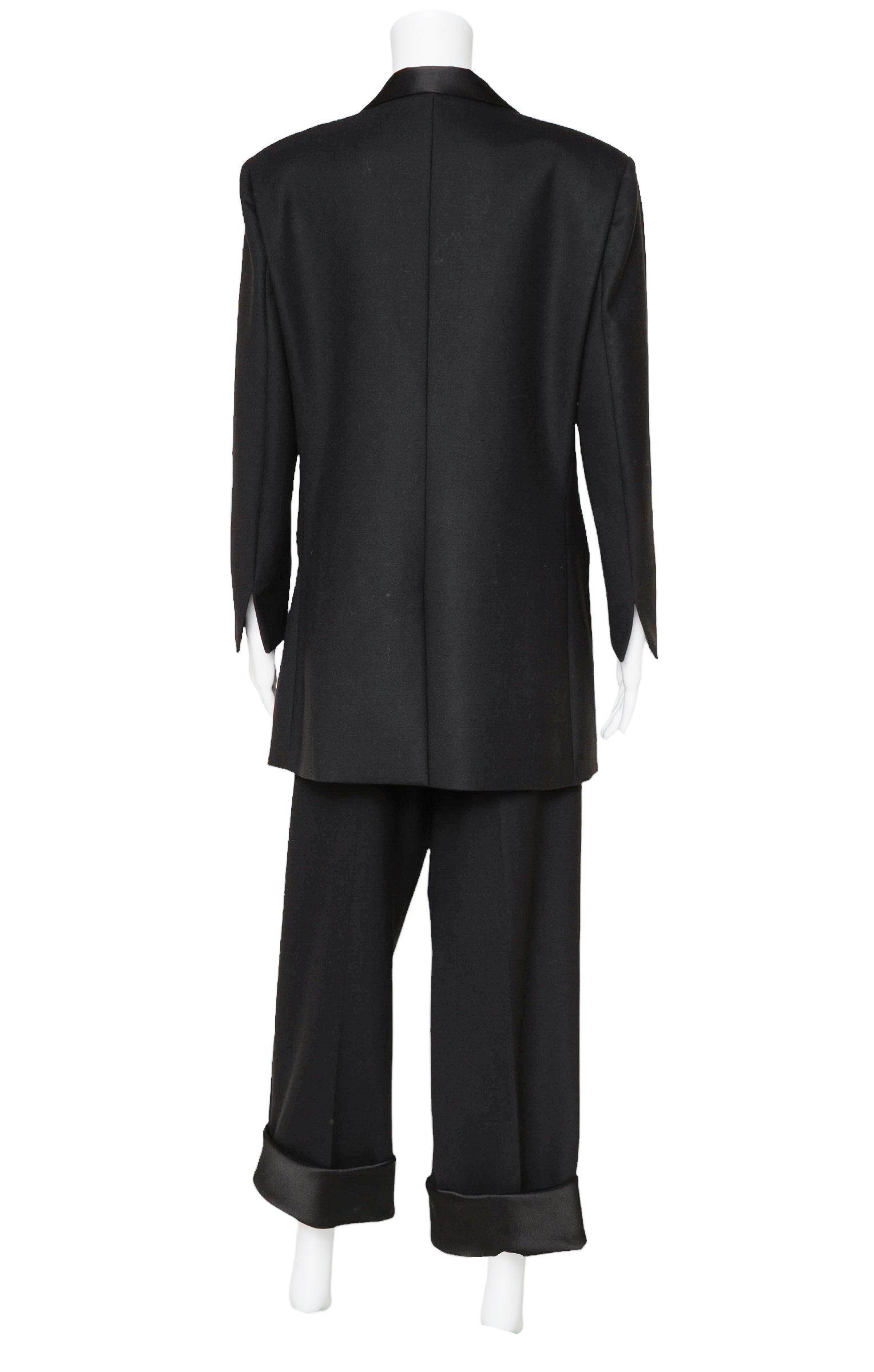THE ROW (RARE) 3-Piece Suit Size: Jacket - US 14 Pants - US 8 Scarf - 66" x 36.5"