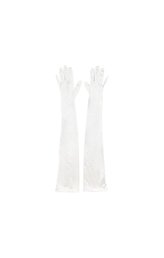 MONIQUE LHUILLIER COLLECTION (RARE) Dress & Gloves Set Size: Dress - US 8 Gloves - OSFM