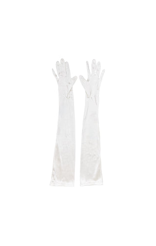 MONIQUE LHUILLIER COLLECTION (RARE) Dress & Gloves Set Size: Dress - US 8 Gloves - OSFM