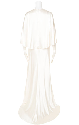 MONIQUE LHUILLIER COLLECTION (RARE) Dress & Gloves Set Size: Dress - US 8 Gloves - OSFM
