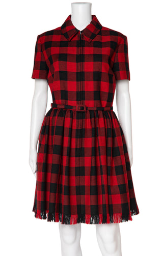 CHRISTIAN DIOR Dress & Belt Set Size: L