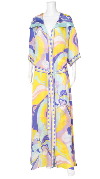 EMILIO PUCCI (RARE) Set Size: Robe - OSFM, Pants - US 10