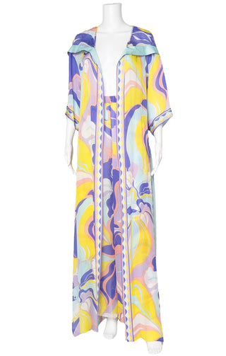 EMILIO PUCCI (RARE) Set Size: Robe - OSFM, Pants - US 10