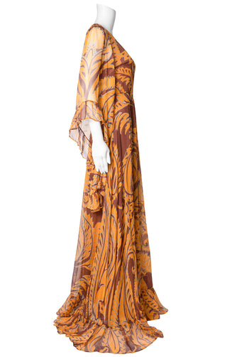 etro orange dress Etro Turtleneck Mini Dress - Orange Dresses, Clothing - ETR242826