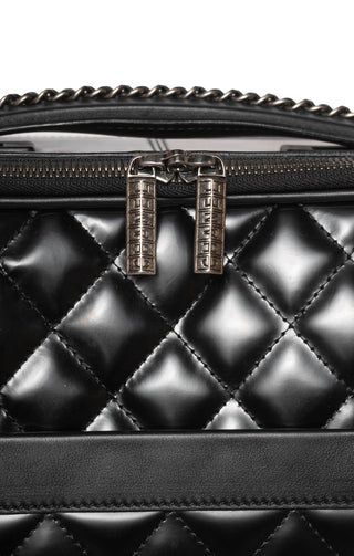 CHANEL (RARE) Luggage Size: 14" x 8" x 16.75"; 18" drop handle
