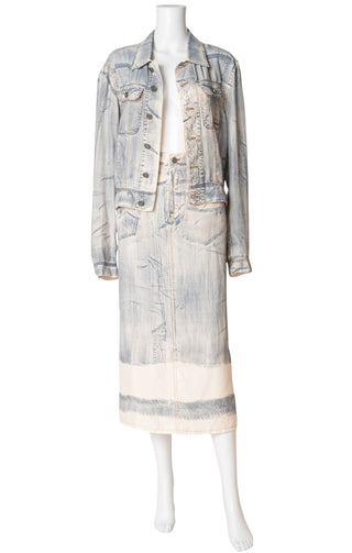 JEAN PAUL GAULTIER (RARE) Set Size: Top - M, Skirt - US 8