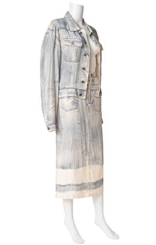 JEAN PAUL GAULTIER (RARE) Set Size: Top - M, Skirt - US 8