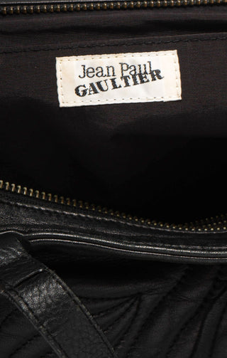 VINTAGE JEAN PAUL GAULTIER (RARE) Handbag Size: 13" x 4" x 9"; 8" drop handle
