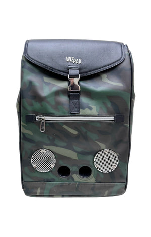 WIZPAK (RARE) Backpack / Speaker Size: 12" x 6.5" x 17.5"; 1.625" drop handle