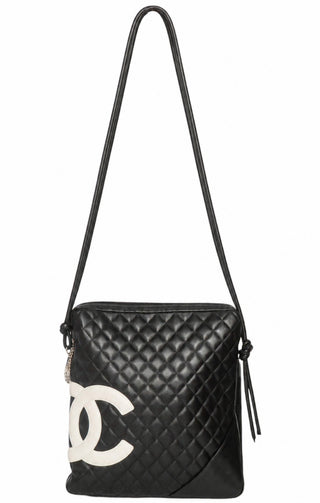 CHANEL (RARE) Messenger Bag Size: 12.25" x 1.25" x 13.25"; 19.25" strap