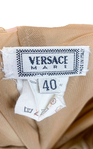 VINTAGE VERSACE MARE (RARE) Jumpsuit Size: Vintage IT 40 / Comparable to US XS