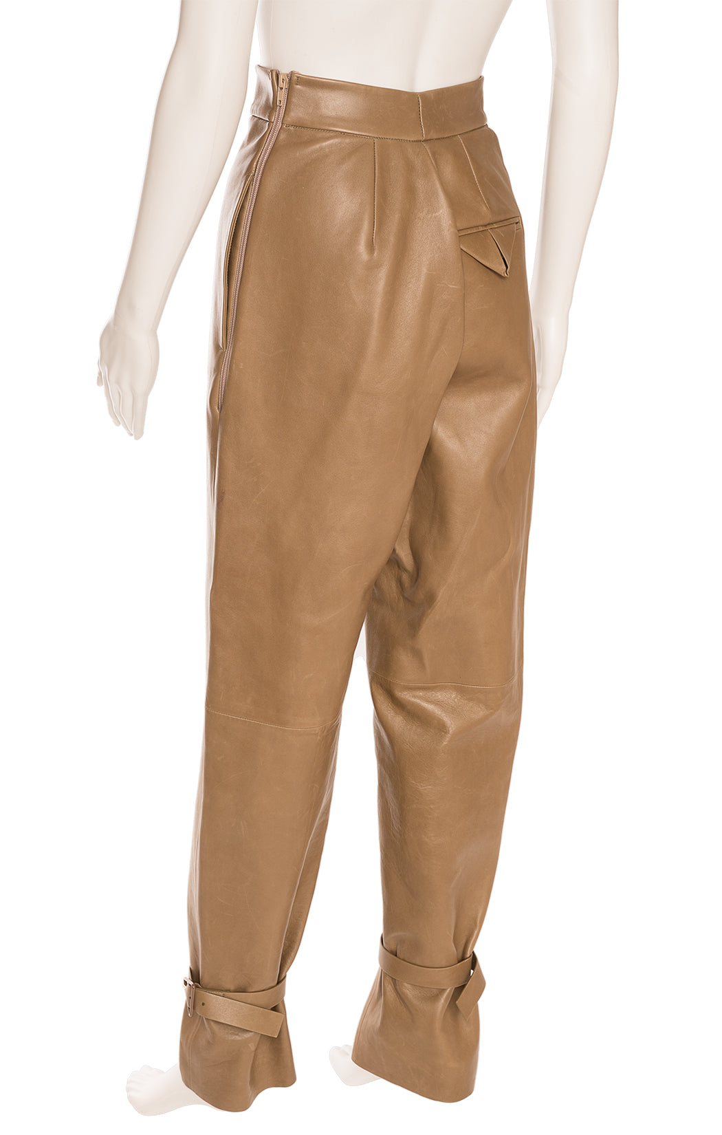 Bottega Veneta® Women's Intrecciato Leather Pants in Cruise. Shop online  now.