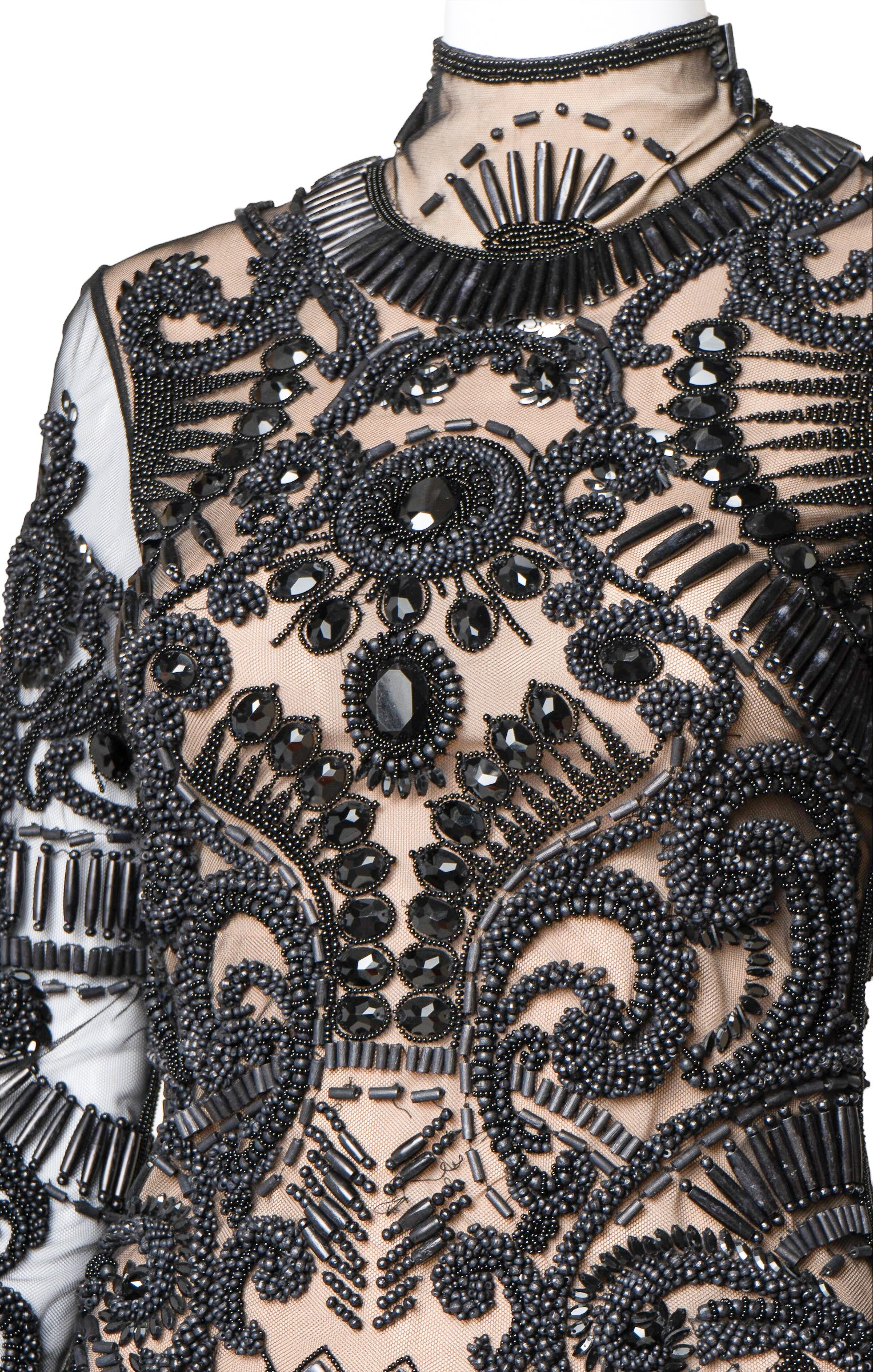 kim kardashian beaded balmain dress Get Kim Kardashian's Balmain Bachelorette Party Dress For Way Less Than She Spent